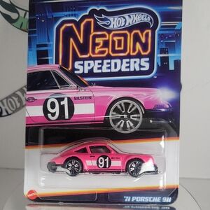 Hot Wheels Neon Speeders '71 Porsche 911 - Pink *CHASE*